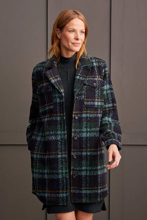 Boucle Plaid Jacket