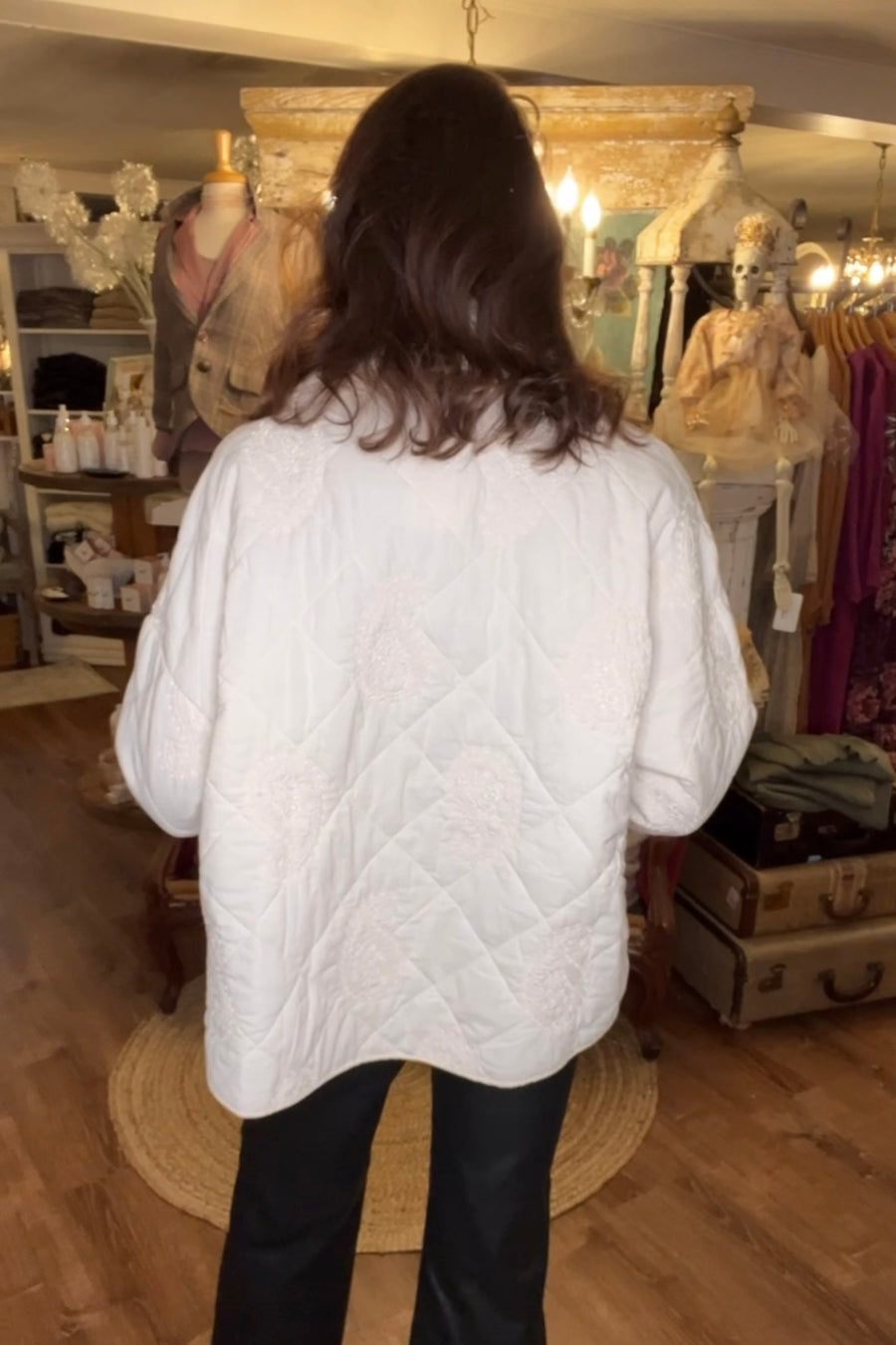 Embroidered Quilt Jacket