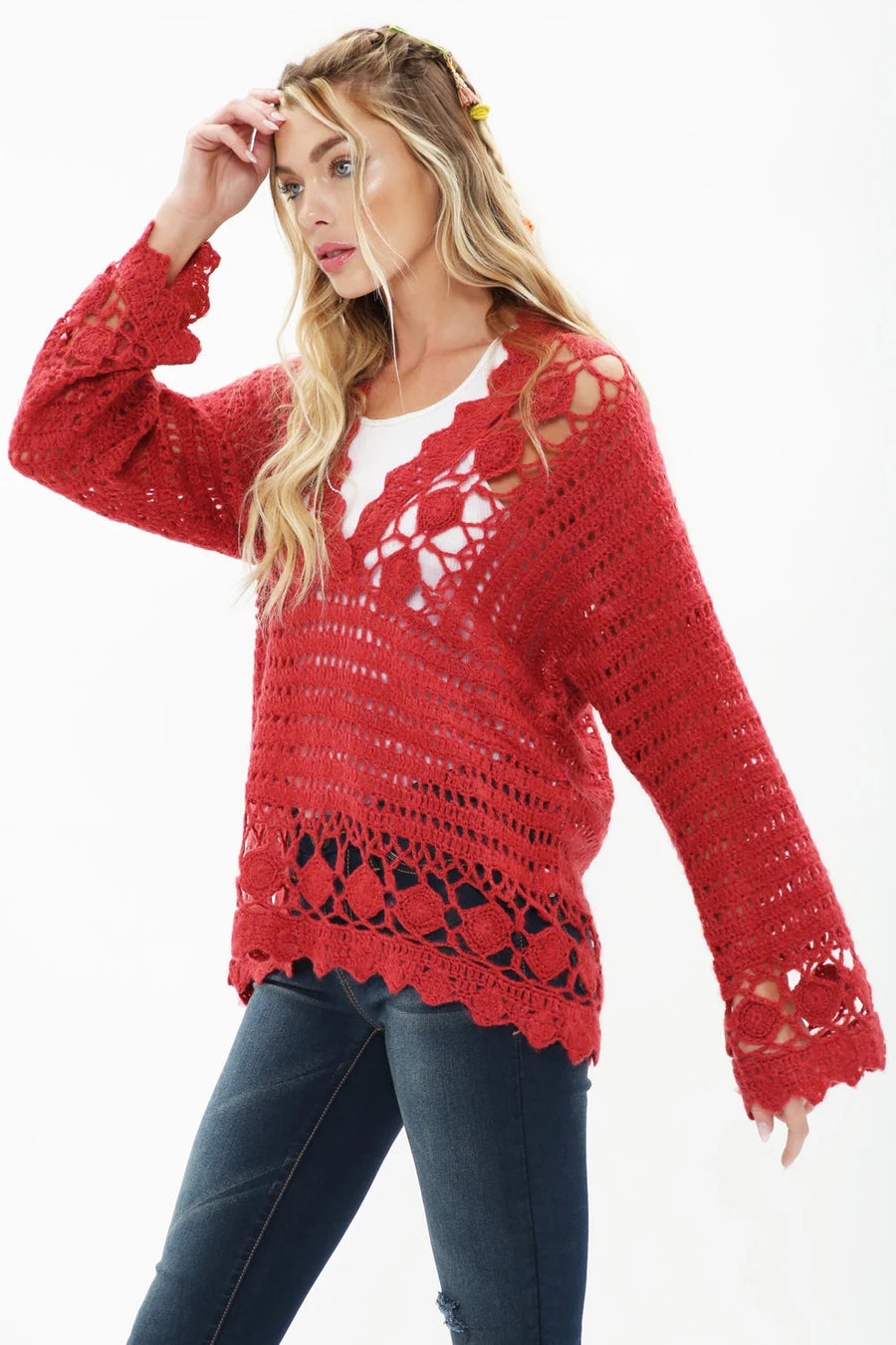 Hand Crochet Sweater