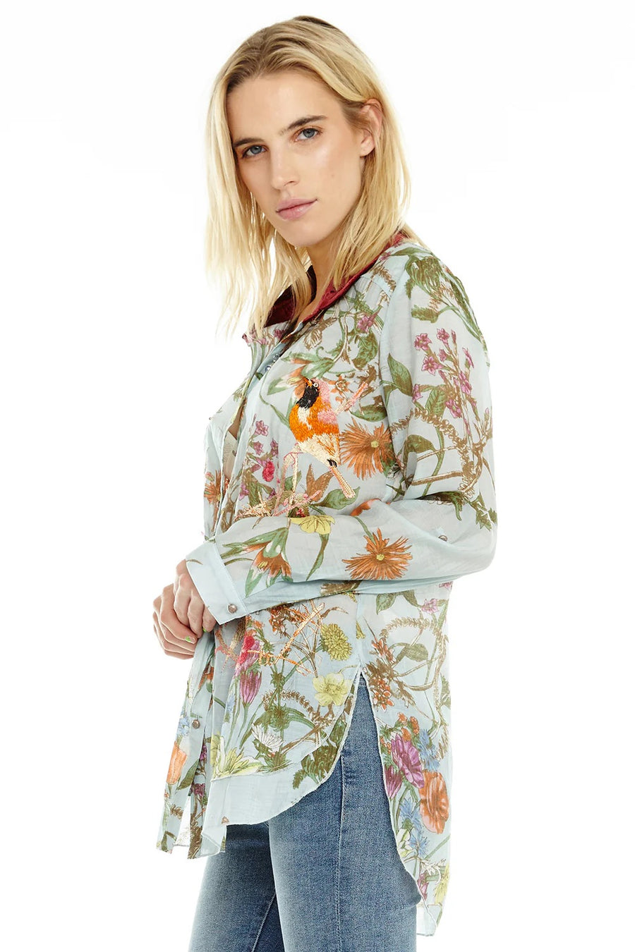 Lilla Embroidered Shirt