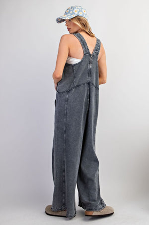 Washed Cotton Terry Jumpsuit